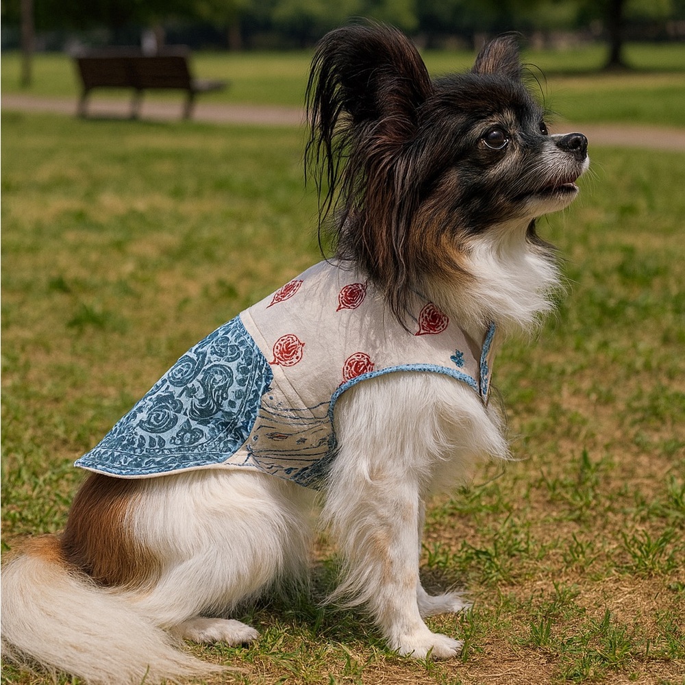🧵 HANDMADE (by me!) Quilted Dog Coat size Small